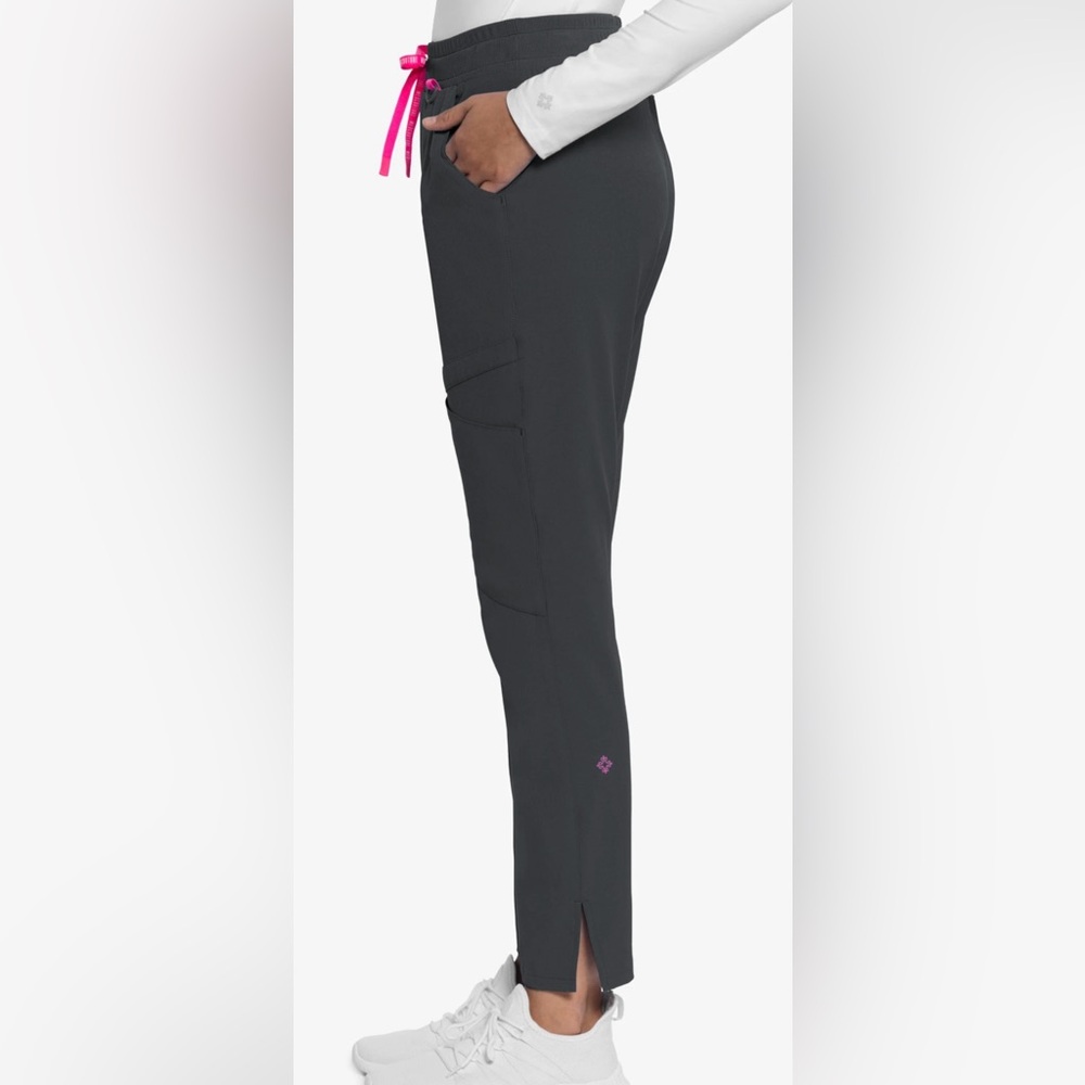 Med Couture Amp Tapered Leg Scrub Pant(MC101) NIP Black Small Reg - Picture 7 of 9